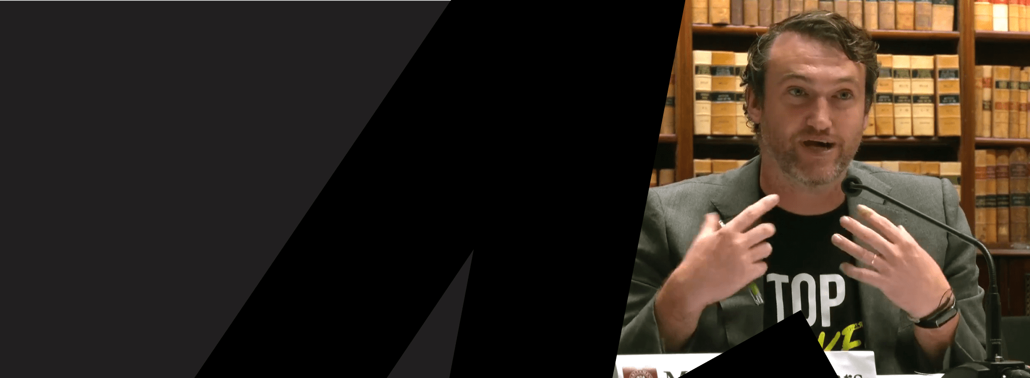 State Manager Top Blokes talks to NSW Parliament